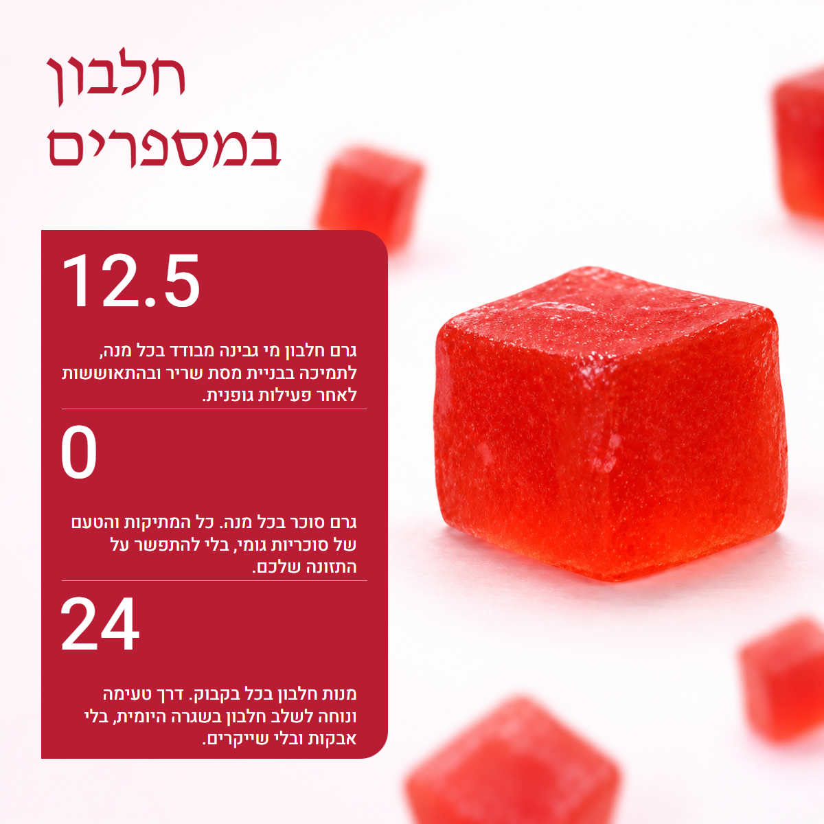 PROTEIN+ גומי חלבון GUMMIX — תמונה 6
